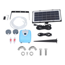 Aquarium Oxygen Aerator Solar Powered Eco Friendly Fish Tank Oxygenator With Adjustable Angle Low Noise Wide Applicability
