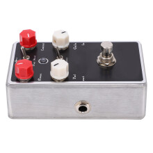 Mini digital analog effektpedal metalldistorsion med true bypass och LED-statusindikator högkvalitativ kretsdesign aluminiumlegering kroppsvolym