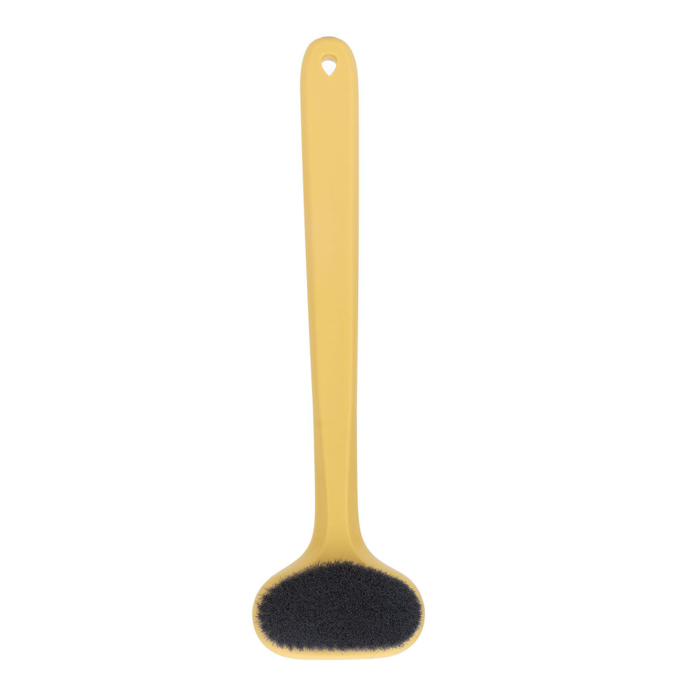 Ergonomic Exfoliating Brush, Long Handle Back Scrub Brush for Shower Use, Soft Bristle Body Scrubber with Reliable Materials for a Thorough Clean