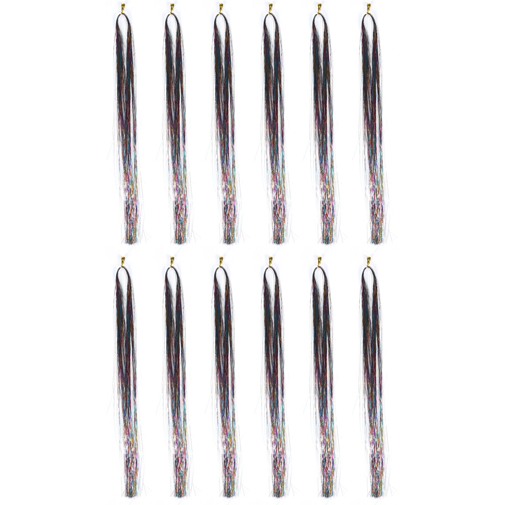 Braiding Hair for Natural Finished Style Hypoallergenic Pre Stretched Braids with Soft Yaki Texture Fibers Heat Resistant Glitter Tinsel Extensions