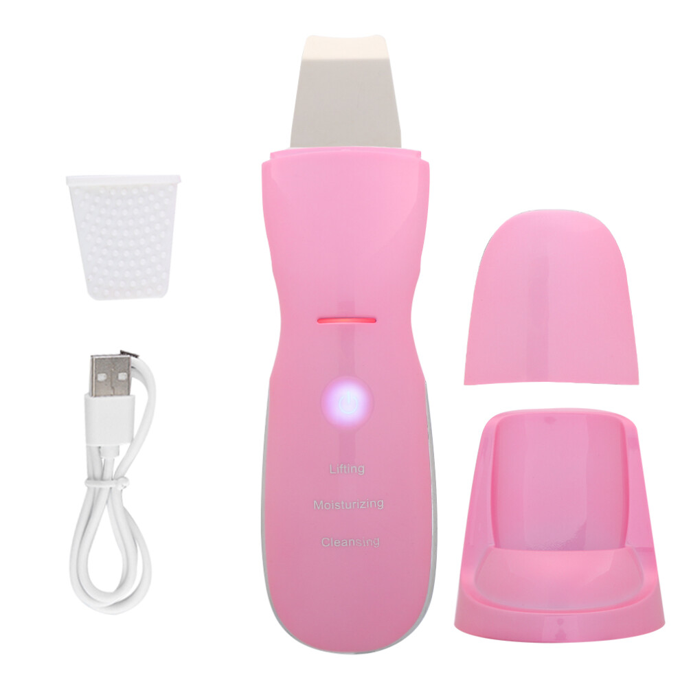 Facial Scrubber For Unmatched Skin Rejuvenation, Ultrasonic Cleanser With Thermal Function And Ergonomic Design (Adjustable Modes, Deep Cleansing)