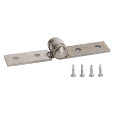 Rotating Door Pivot Hinges with Polished Surface, Concealed Heavy Duty Hinges for Frameless Folding Window Cabinet Doors Electrical Boxes