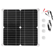 Outdoor Adventure Power Solution: Ip65 Waterproof Solar Charger With Portable Foldable Solar Kit, 40W 18V Flexible Monocrystalline Solar Panels,