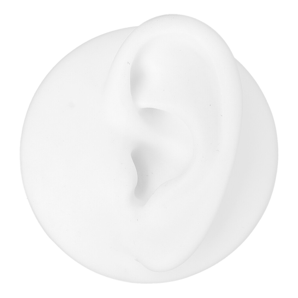 Silicone Ear Model For Jewelry Show, Realistic Design Simulation Human Ear Clear Display Smooth Texture Durable Material For Store Display Science