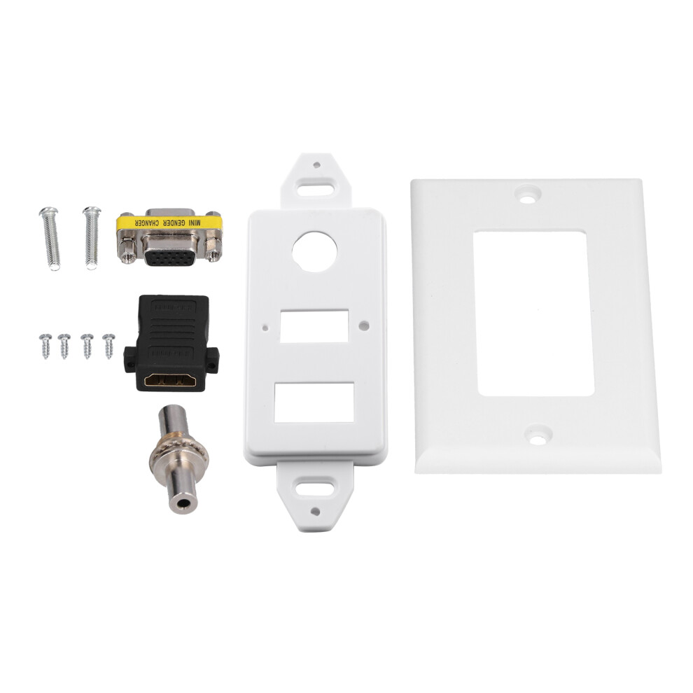 Keystone Hdmi Wall Plate Offering Unmatched Convenience, Supports High Definition Multimedia Interface Audio/Video Signal Transmission 9138057279627