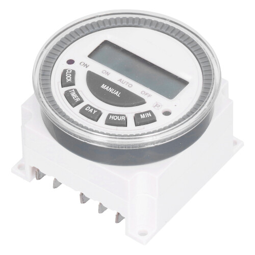 Programmable Timer Switch Digital LCD Display Weekly Multi Time Settings 12 24 Hour Switchable Timer For Home Appliances Power Equipment