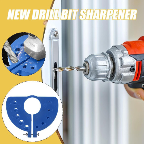 Drill Sharpener For All Drill Bits, Grinding Attachment, Compatible With Power Sharpeners And Giant Angle Grinder 1