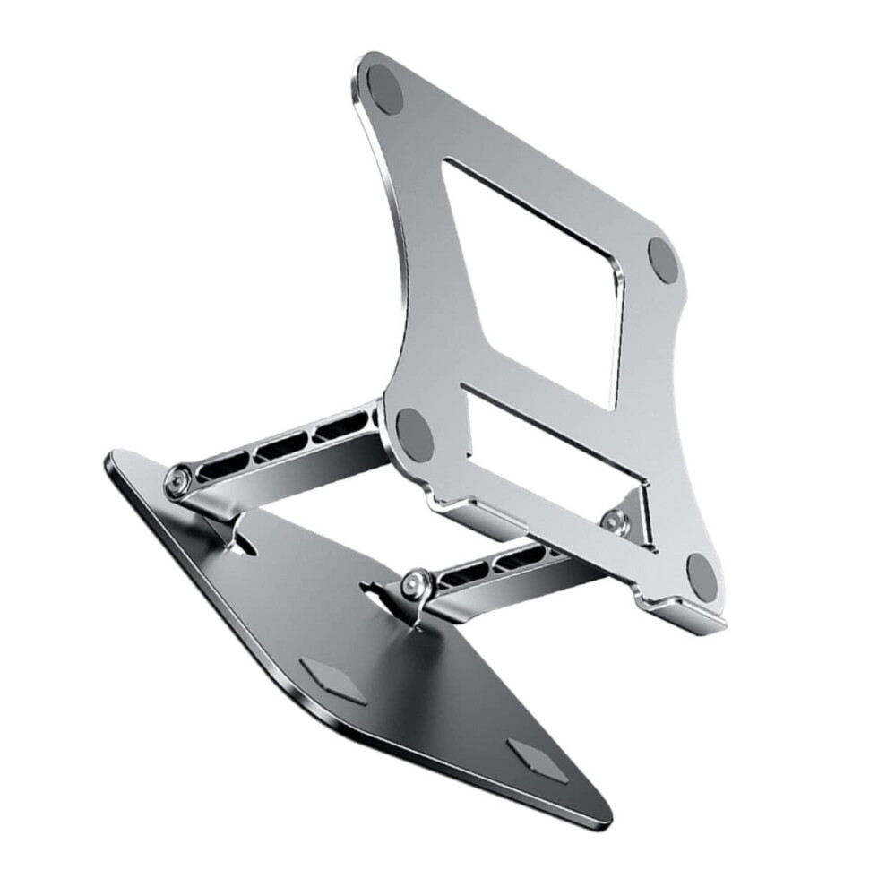 Alloy Laptop Stand Desk Riser Ergonomic Holder With Neck Relief Cooling Portable Height Adjustable Bracket For Gaming Typing Viewing 9347817828849