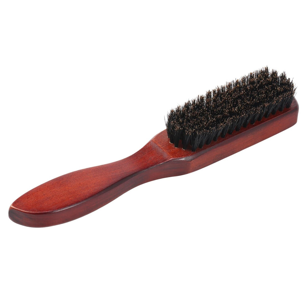 Hair Brush and Shaving Brush Set with Pure Badger Hair, Wooden Handle, Dense Bristles for Fine Hair and Beard Care, 10PCS