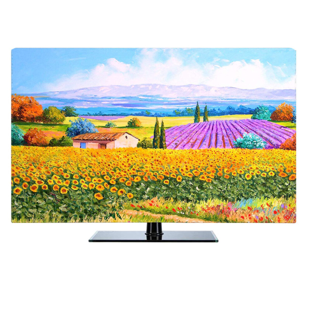 Indoor Tv Cover 22 To 80 Inch Polyester Dustproof Tv Cover For Lcd Led Plasma Tvs Edinburgh Landscape Print 24 Inch 9199774237161