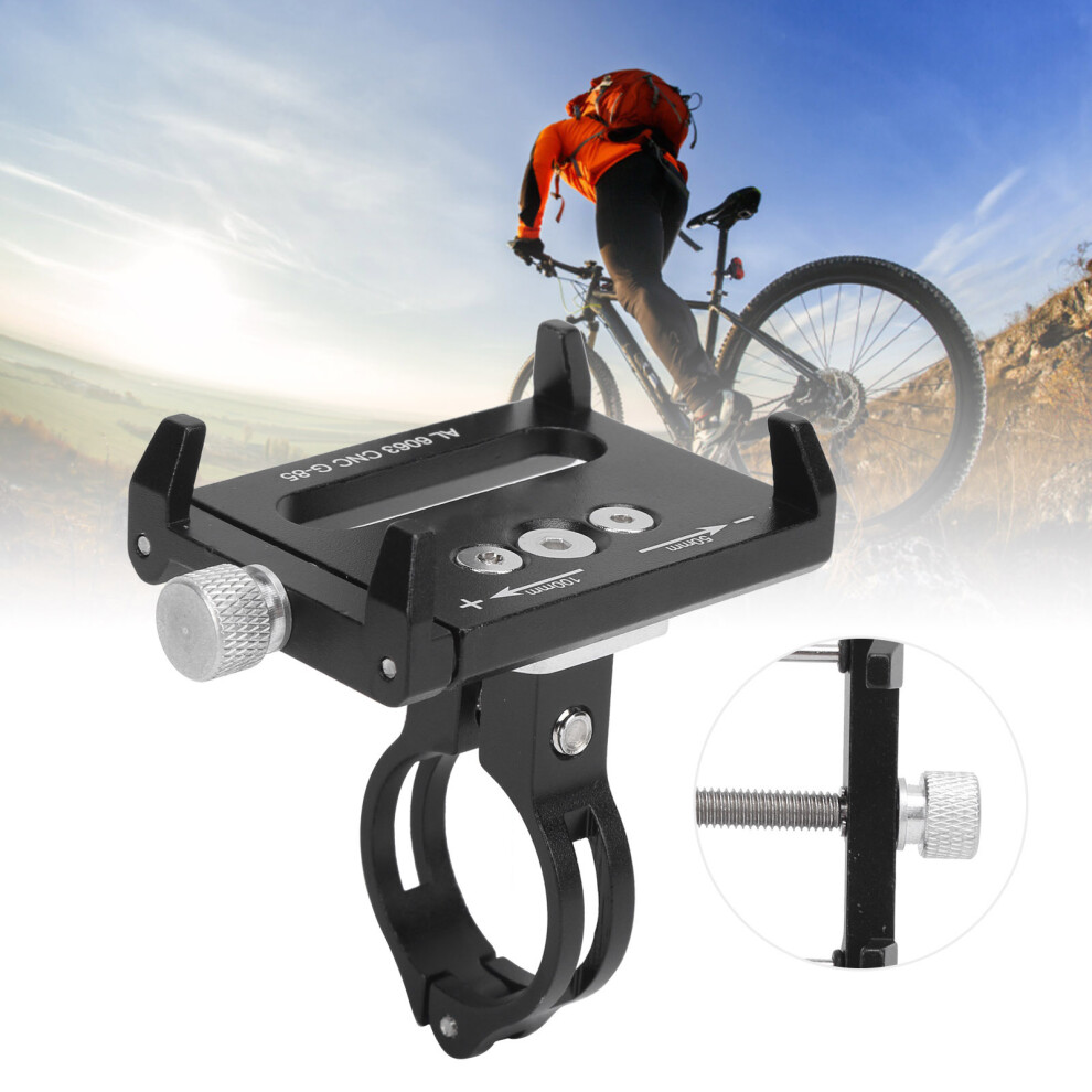 Gub G-85 Aluminum Bike Phone Mount, 67-100Mm, Black 8761377494336
