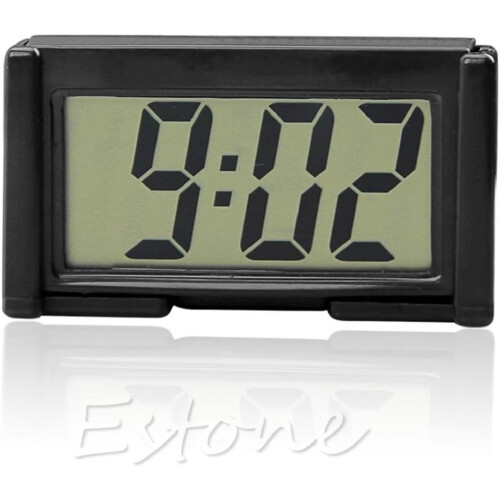 Digital Table Car Dashboard Desk Electronic Clock Portable Desk Clock Car Dashboard Clock Compact Digital Alarm Clock 1