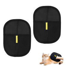 Pet Hair Removal Gloves 2Pack, DoubleSided Deshedding, Grooming Gloves For Dogs And Cats, Reusable Static
