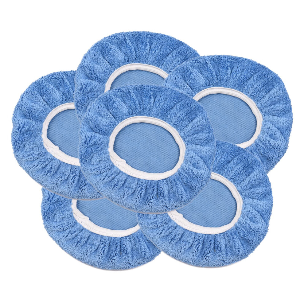 6Pcs 56 Inch Car Polishing Pads Set With Coral Fleece Buffer Bonnets For Scratch Waxing 9199774237727