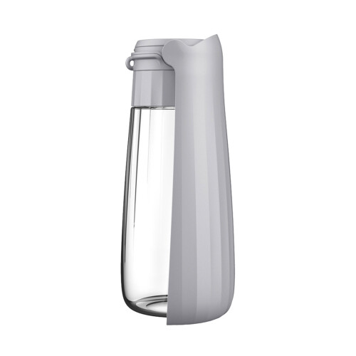 Hondenwaterfles Hondenwaterfles met dispenser Drinkbak-Grijs