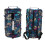Multi-Carry Printed Backpack Waterproof Blue Maple Leaf Design 5