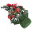 Mini Bright Red Artificial Christmas Tree Desktop Decor 20cm 3