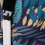 Multi-Carry Printed Backpack Waterproof Blue Maple Leaf Design 4