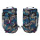 Multi-Carry Printed Backpack Waterproof Blue Maple Leaf Design 13