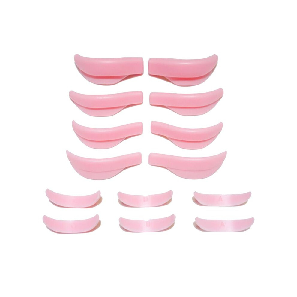 7 Pairs Eyelash Lifting Extension Kit Silicone Pad Eye Lash Perm Pads 3D Lashes Curler Applicator Tools