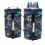 Multi-Carry Printed Backpack Waterproof Blue Maple Leaf Design 9