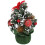 Mini Bright Red Artificial Christmas Tree Desktop Decor 20cm 9