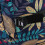 Multi-Carry Printed Backpack Waterproof Blue Maple Leaf Design 7
