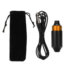 Caneta rotativa moderna para tatuagem, estrutura leve, superfície higiênica para uso seguro, design ergonômico, motor sem escovas para frequência