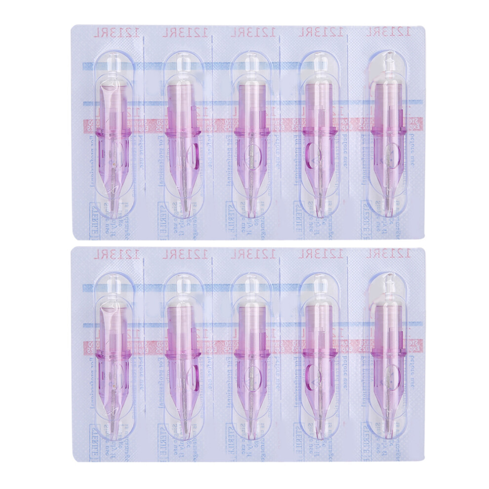 Assorted Tattoo Needle Cartridges for Versatile Tattooing, Round Liner Tattoo Configuration with Smooth Ink Flow and Safety Film, Anti-Backflow Desig
