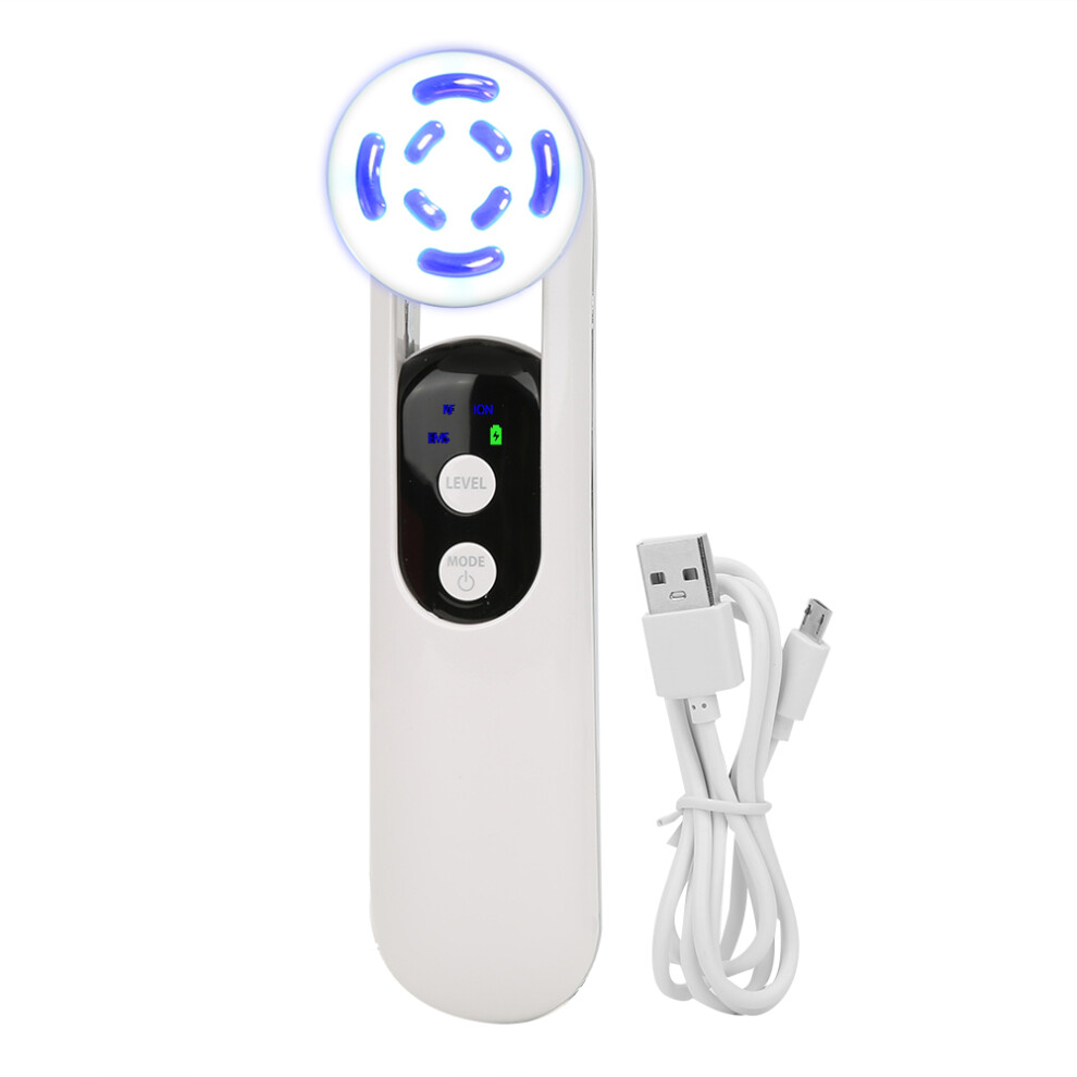 Light/Dark Face And Neck Massager With Therapy Massage Facial Massager For Wrinkle And Circle Reducer Cooling Massage Head Portable Design Bionics De