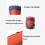 Compression Sack Nylon 35L Waterproof Sleeping Bag Compression Sack Orange Backpacking Portable Multifunctional 5