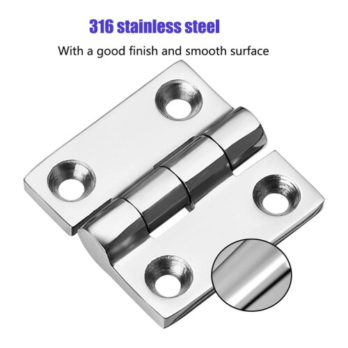 DobradiçAs de  de AçO InoxidáVel para ServiçO Pesado, DobradiçAs de Grau MaríTimo, 2 Polegadas X 2 Polegadas (50 Mm X 50 Mm), (4 PeçAs) 2