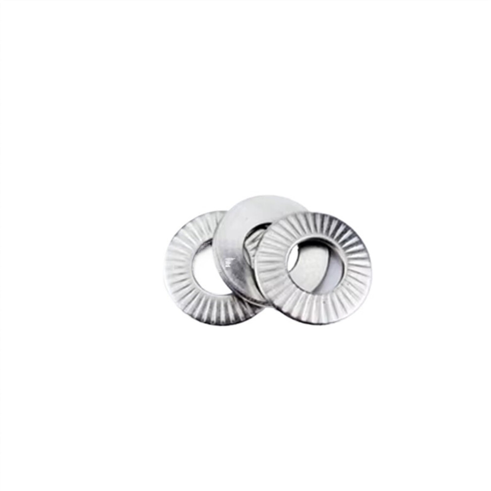 304 Stainless Steel Serrated Lock Washer M5 25Pcs Secure Antiloosening For Machinery 9347817831603