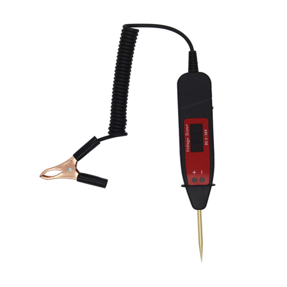 Automotive Circuit Tester 12V Test With Lcd Voltage Display And Indicator For Car Systems Light 9187378596135