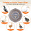 Egg Incubator for Hatching Chicks Automatic Egg Turner 12Egg Capacity 360Degree Window Egg Candler 4