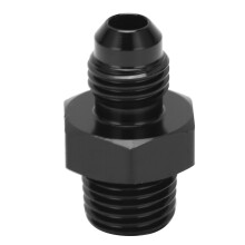 Kraftstoffleitung-Fitting 4 AN auf 1/4 NPT Schwarz Aluminumanschluss