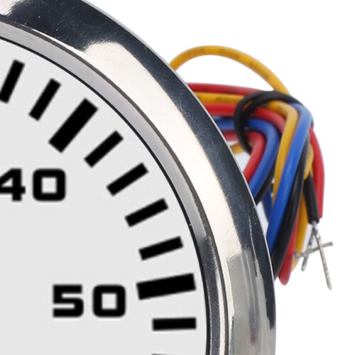 85mm Waterproof Car Tacho Meter 9-32V DC with Red Pointer 2