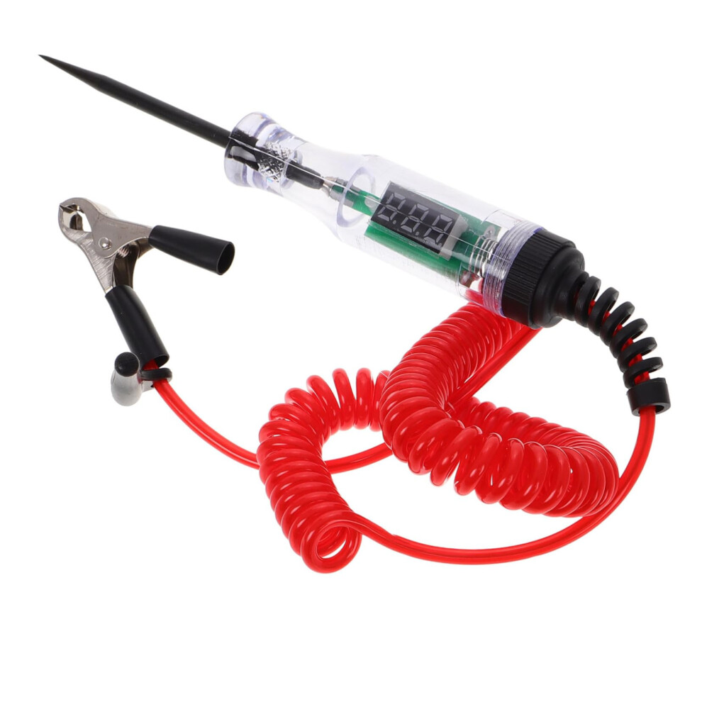 Digital Automotive Circuit Tester Pen With Led Display Car Voltage Tester, Continuity And Portable Metal Probe 9187378596357