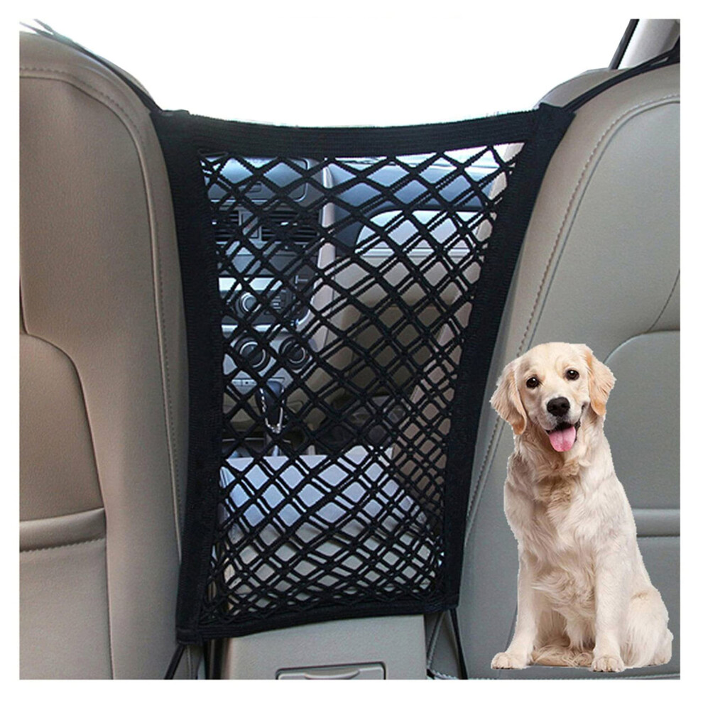 Pet Barrier Universal Car Net Barrier For Cars Suv Truck With Mesh Organizer And Stretchable Bag Easy Install 9199774239615