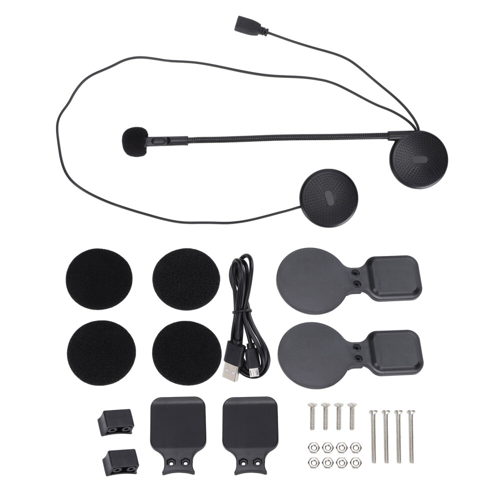 Music Call Control Motorcycle Bluetooth Headset, Hands Free For Effortless Communication On The Go 9012494907384