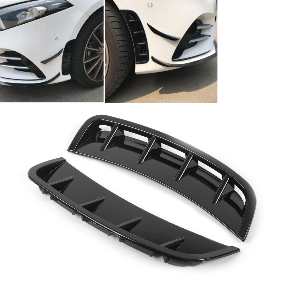 A-Class W177 Front Bumper Side Spoiler For Mercedes-Benz Hatchback Sedan 2018+ 4601382416401