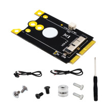 Upgrade Version  PCIe (MPCIe) Konverter Adapter Karte 12 + 6 Polige WiFi Karte auf  PCI-E für Broadcom BCM94360CD