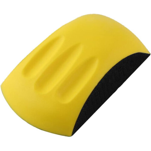 Practical Hand Sanding Block  Material Ergonomic Grip Polishing Pad HookandLoop Sandpaper Compatible 1