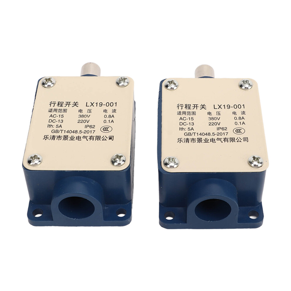 2Pcs Travel Limit Switch Lx19 001 Ac380v/Dc220v 5A Automatic Reset 9491377504191