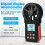 Digital Anemometer Handheld Wind Speed Meter Temperature Backlit Display Max Min Avg Readings For HVAC Installation 3