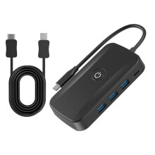Draadloze Schermwerper USB 3.0 Telefoon Computer Schermwerper PD100W Snellader Dockingstation Type C Schermwerper