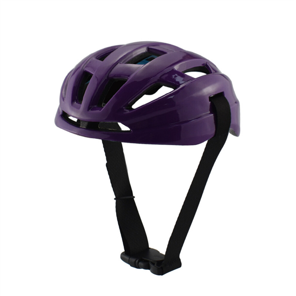 Pet Helmets Dogs Sports Motorcycle Hat With Adjustable- M Purple 7627000809742