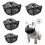 Dogs Muzzle BitingPrevent Dog Grooming Muzzle-XL Black 3
