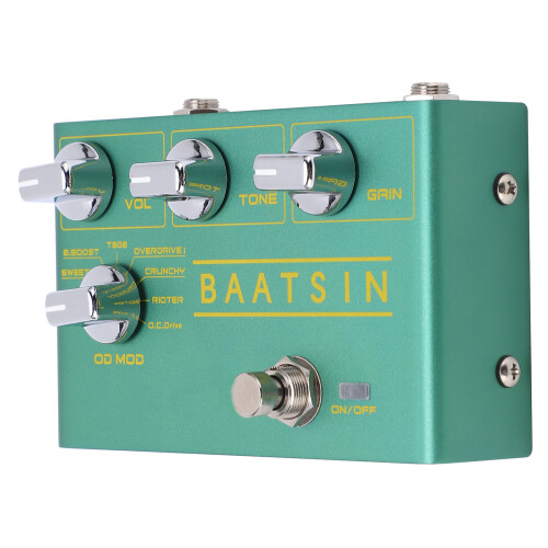 Πεντάλ κιθάρας Overdrive με λειτουργία Boost και ρύθμιση πλούσιου τόνου, Pure Analog Circuit Metal 2