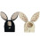 Knit Rabbit Ears Shape Hat for Cat Christmas-Black S 2
